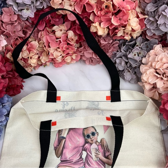 Eco-Friendly Mama of Drama Girl Mom Folding Tote Bag - Picture 11 of 14